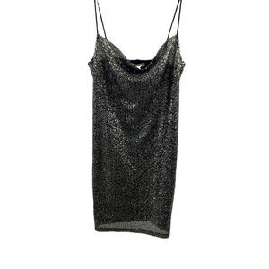 American Eagle NWT Silver Sequined Dress Size XS